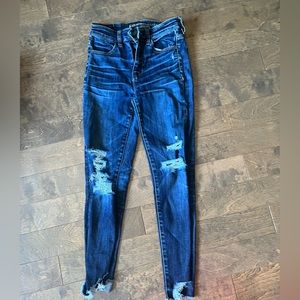 American Eagle hi-rise jegging crop size 4